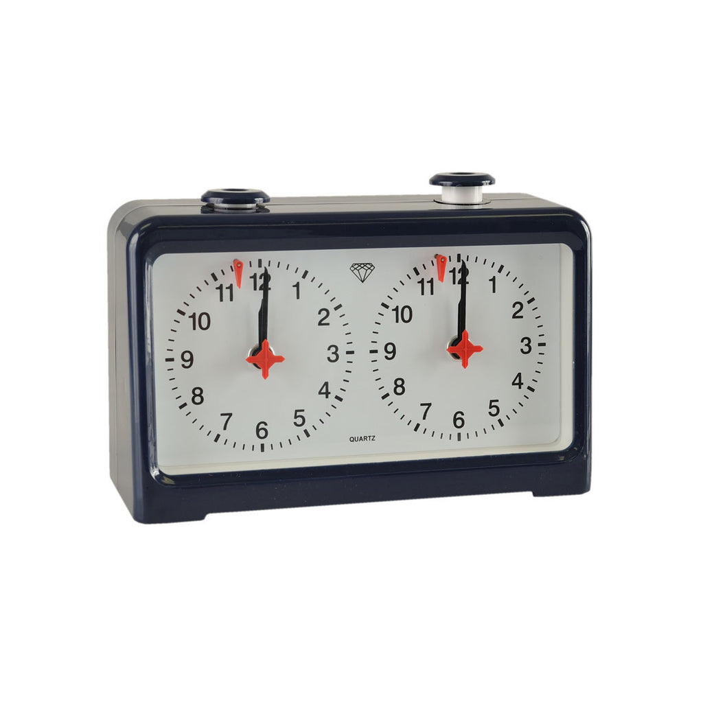 Diamond Quartz Analog Chess Clock - Blue