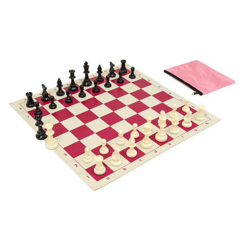 Basic Club Chess Set Combo - Pink