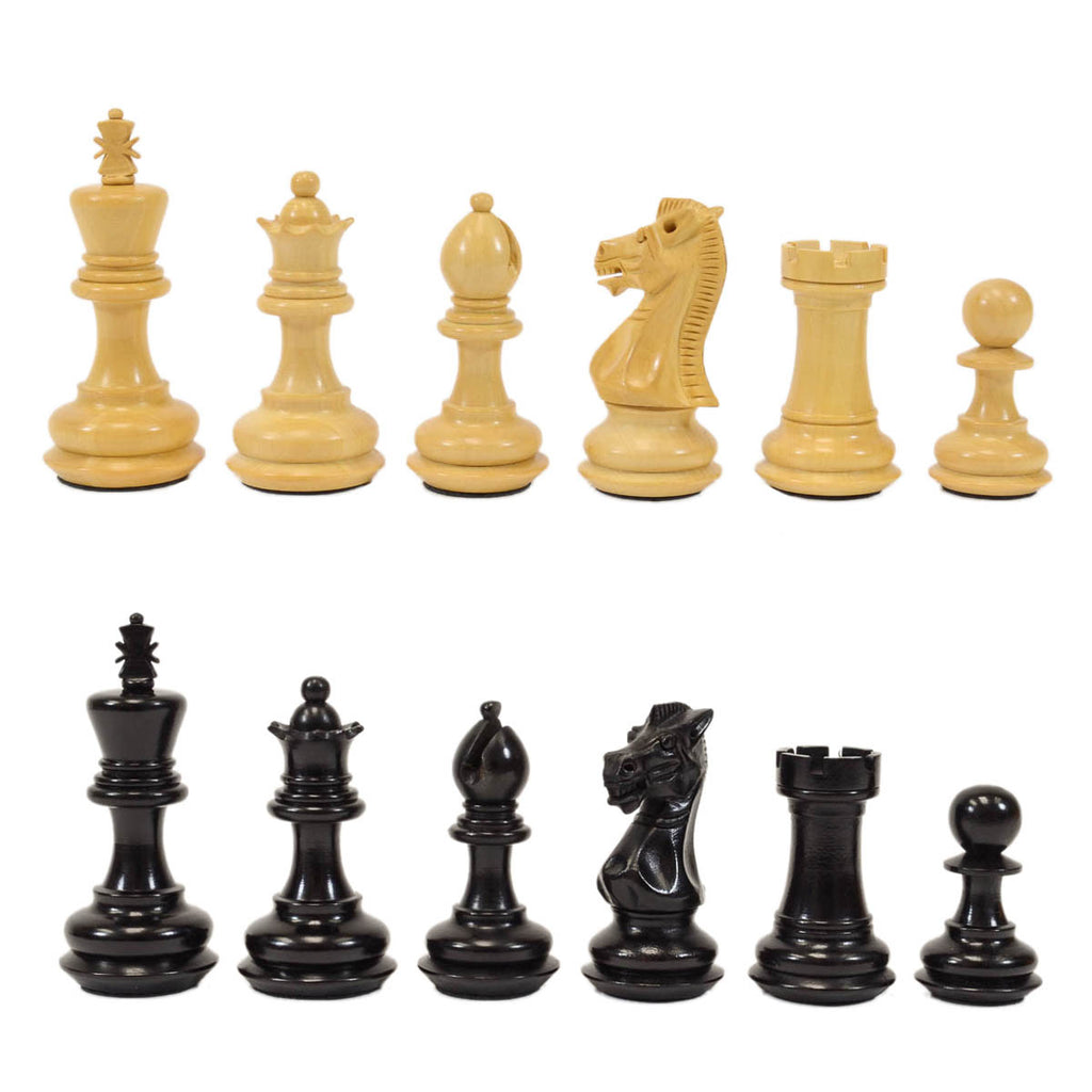 Chamfered Base Wood Pieces 2.5" King - Ebonized
