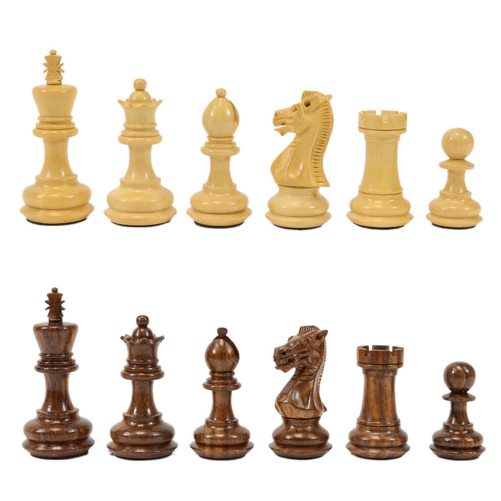 Chamfered Base Wood Pieces 3" King - Sheesham