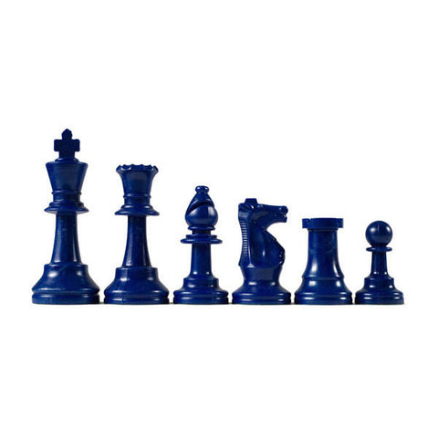 Heavy Tournament Pieces Half Set - Navy Blue