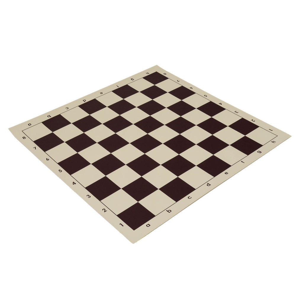 Basic Vinyl Chess Board - Burgundy