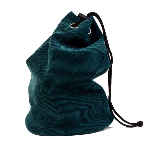 Drawstring Chess Pieces Bag - Green