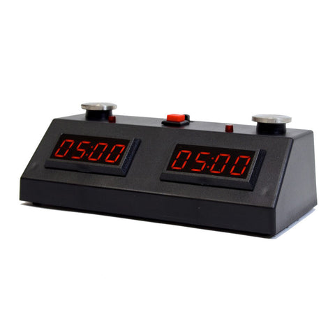 ZMF-II Digital Chess Timer Black with Red LED