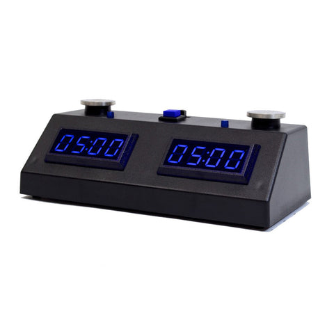 ZMF-II Digital Chess Timer Black with Blue LED