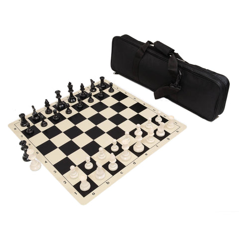 Silicone Tournament Chess Combo - Black