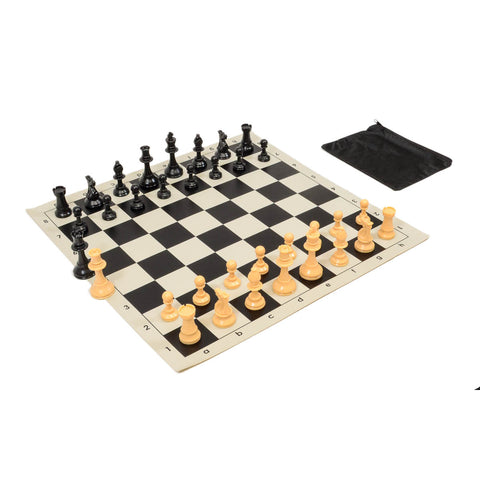 Quality Club Chess Set Combo - Black