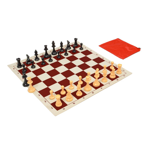 Quality Club Chess Set Combo - Red