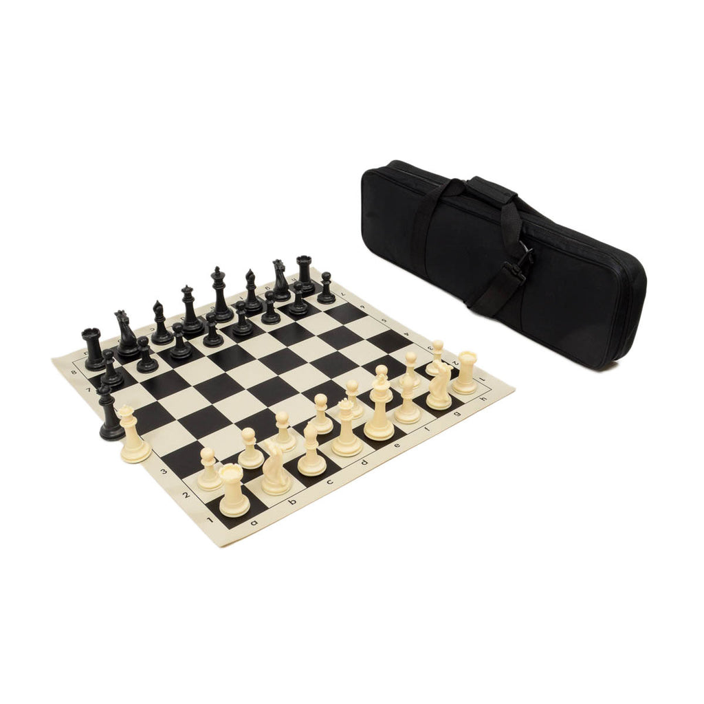 Big Knight Tournament Chess Set Combo - Black