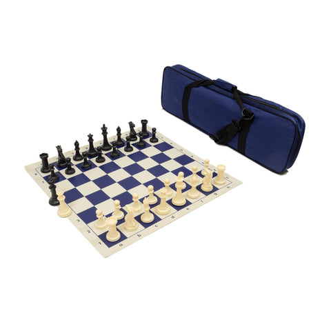 Big Knight Tournament Chess Set Combo - Navy