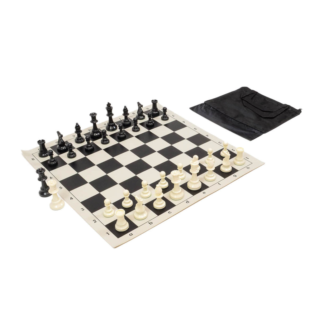 Basic Starter Chess Set Combo - Black