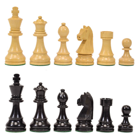Classic Chess Pieces - 3" King - Ebonized
