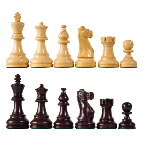 American Staunton Chess Pieces - Rosewood