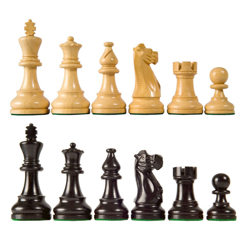 American Staunton Chess Pieces - Ebonized