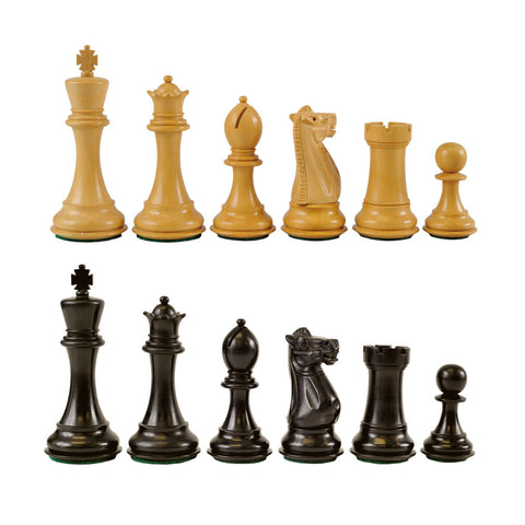 St. Petersburg Chess Pieces - Ebonized