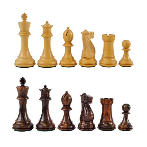 St. Petersburg Chess Pieces - Rosewood