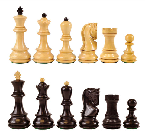 Zagreb Wood Pieces 3.75" King - Ebonized